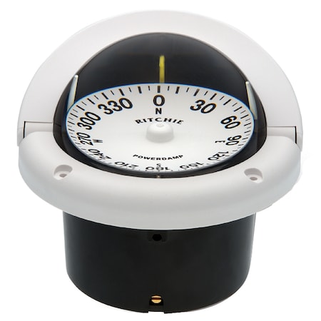 Ritchie Hf-742W Helmsman Compass Flush Mount - White HF-742W